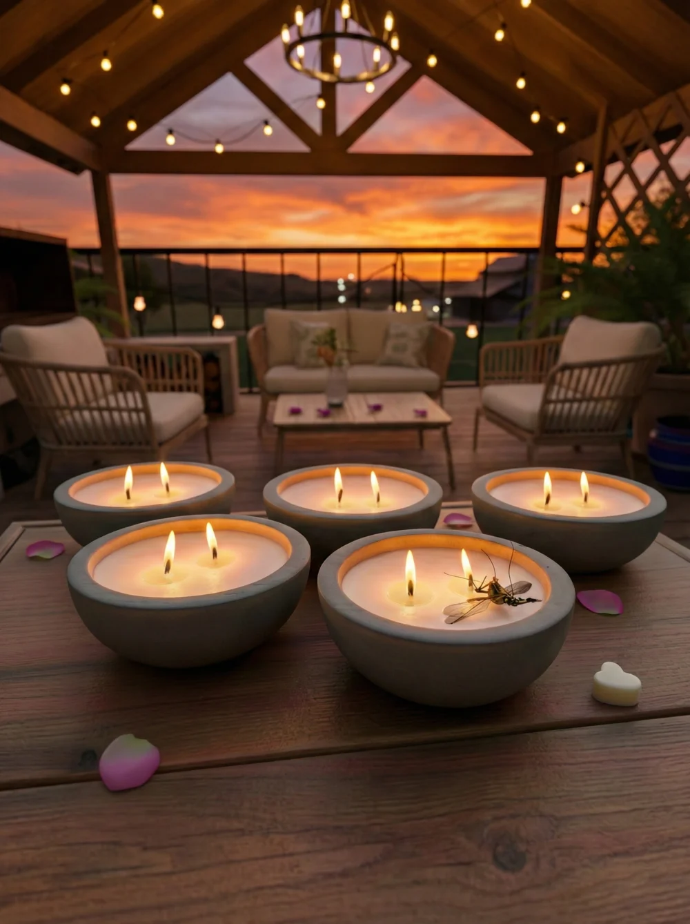 Pack X5 Protección Total Vela Repelente Ideal Quinchos