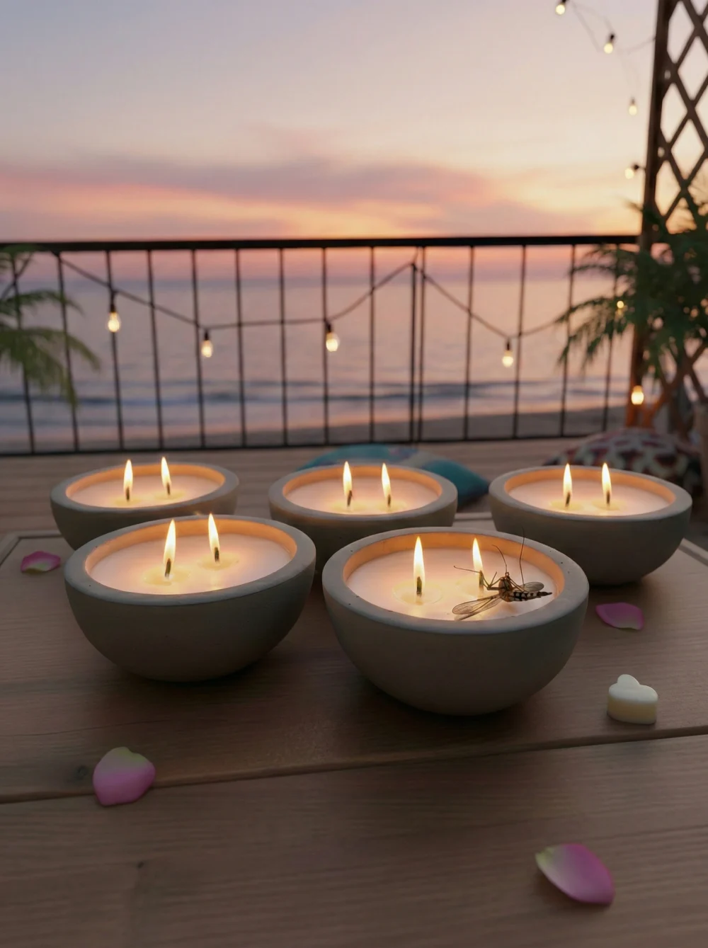 Pack X5 Protección Total Vela Repelente Ideal Quinchos