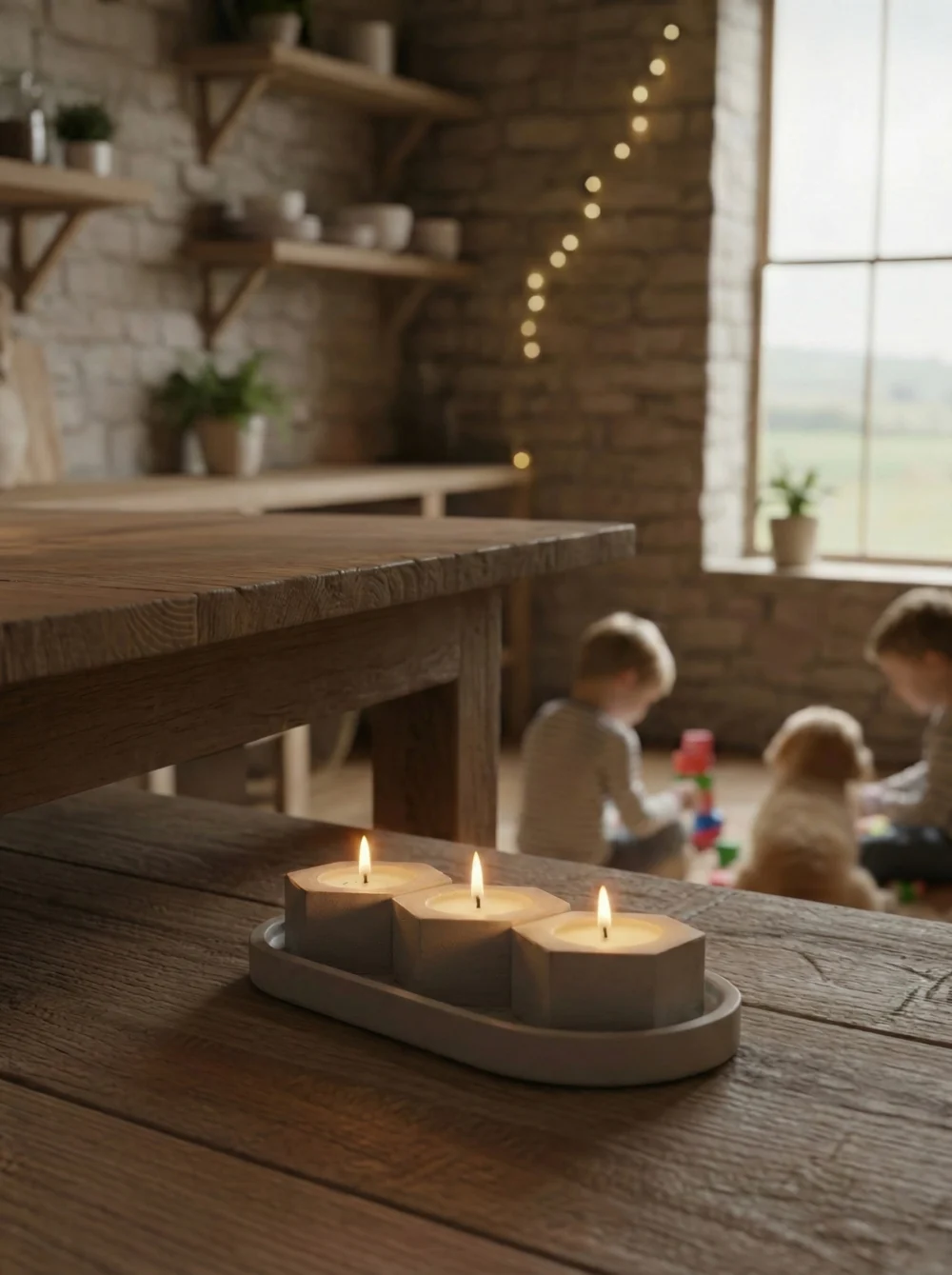 Vela Repelente Interior Citronella Set Hexagonal