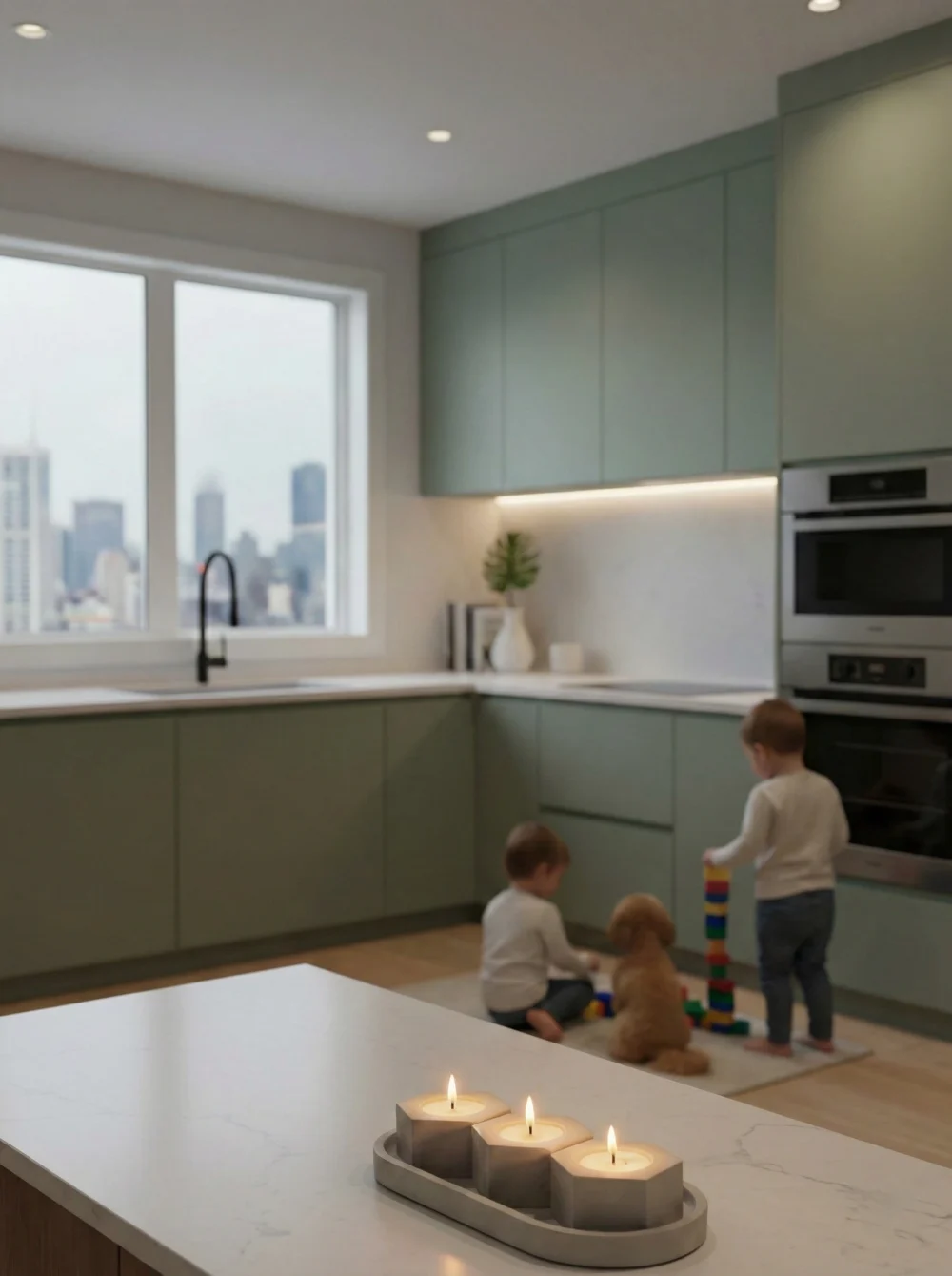 Vela Repelente Interior Citronella Set Hexagonal